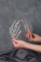 Silver Double Sided Helen Bridal Henna Crown