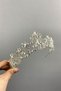 Silver Melis Model Bridal Henna Crown - 3