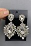 Silver Color Berlin Bridal Crown and Earring - 2