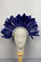 Hera Feathered and Embellished Bridal Henna Tiara Accessory - 4
