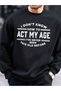 Women'S/Men's Unisex Stylish Comfortable Cotton Special Design Sweatshirt 4706
