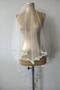 White Water Model Embroidered Bridal Henna Veil Face Cover 2 m