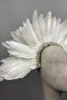 Hera Feathered and Embellished Bridal Henna Tiara Accessory - 2