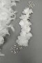 White Laser Floral Crystal Hair Accessory - 4