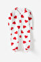 100% cotton baby girl romper/footie