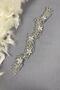 Gray Embellished Flower Crystal Beaded Bridal Hair and Turban Accessory - 4