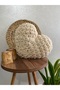 Lined Heart Pillow - 7