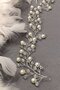 Hair Accessory with Crystals and Cream Pearls