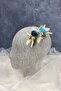 Cotton Grass Cipso and Artificial Flower Comb Hair Clip - 3