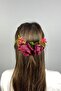Velvet Rose Chiped Comb Hair Clip - 4