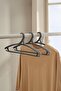 3-Piece Wide Clothes and Clothes Hanger Smoked 43 cm - 2