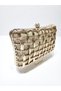 Bride-after party gold metal case women's evening shoulder bag - 2