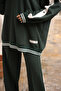 Double Set Tracksuit Set Buttoned Bottom Top Set - 6