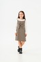 Bowknot Baby Collar 2-Piece Girls' Dress