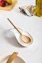 Acrylic White Countertop Dirty Spoon Holder & Ladle Base - 3