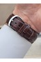 Silver Brown Color Men's Wrist Watch - 4
