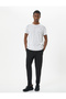 Jogger Sweatpants with Lace Waist and Pocket Detail - 2