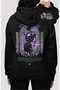 Oversize Solo Leveling Back-Printed Hooded Sweatshirt, Unisex Anime Themed Hoodie