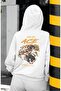 Oversize Fire Fist Ace Back Printed Hooded Sweatshirt, Unisex One Piece Anime Themed Hoodie - 3