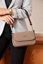 Green Tan Women's Hand and Shoulder Bag - 7