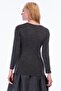 8387101 Acrylic Long Sleeve Blouse Fume - 2