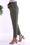 22222382 Azra Pocketed Carrot Pants Khaki - 3