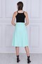 9313124 Doc. Viscose Patterned Tie-Waist Wrap Skirt Mint - 3