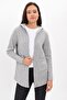 9420863 Macaron Pocket Hooded Long Cardigan Gray - 4