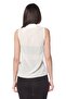 Ct1414 Patterned Sleeveless Shirt Mav - 2