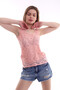 21161667 Lace U-Neck Undershirt Pudra - 2