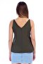 8241702 Kobe V-Neck Rope Strap Slit Sleeveless Blouse Khaki - 4