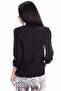 20022364 Thin Gabardine Skirt Lace-Up College Coat Black - 5
