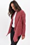 9434343 Macaron Shawl Collar Cardigan Bordo - 4