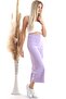 9092864 Azra Front Zipper Wide Leg Pants Lila - 6
