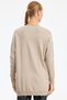 Beige Waterway Stone Printed Knitwear Tunic - 4