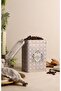 Er043-u7 Rosy Patterned Rectangular Metal Storage Container 8x10 Cm