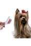 Stainless Pet Cat Dog Feather Crawl Collect Brush Easy Clean Grooming Tool (K0) - 2