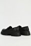 Black Women's Loafer Shoes Pc-54783 - 3