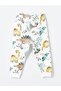 Lcw Baby Crew Neck Dinosaur Printed Baby Boy Pajamas Suit - 7