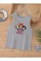 Cartoon Character Printed Sleeveless Children's T-Shirt