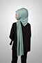 Practical Combed Cotton Shawl – Water Green with Sponge on the Front, Ready to Wear, Suitable for All Seasons, Daily Use |   Shal Paradise - 8