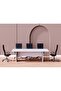 Zelda Conference Table | Office Conference cum Meeting Table, White_240cm - 4
