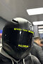 Neon Yellow Gives You Wings and P&B Sticker Sticker for Helmet Visor - 2
