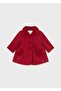 Newborn Girl Button Detailed Pocket Coat