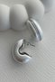 Women's Earrings Special Series Mother of Pearl Chubby C Plate Model Tarnish Free Earrings - 2