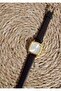 Minimal Vintage Retro Women's Wristwatch_Leather Band Combination Watch - 0034
