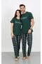 Short Sleeve Cotton Men's Pajama Set - Lover's Pajamas - Single Piece - 3
