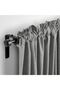 - Rosenmandel, Blackout Curtain/2 Sashes, Gray, 135X300 cm - 7