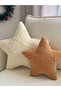Baby Kids Room Decorative Stars Star Pillow Set of 2 Ecru-Tan - 4