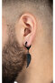 Unisex Steel Ring Dangle Angel Wing Model Earrings Does Not Darken Rust - 5